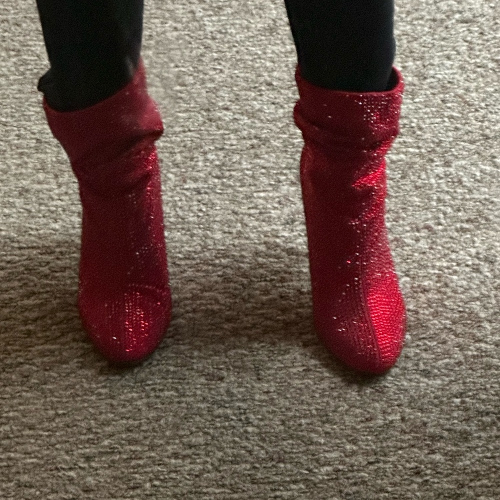 Nine West Swarovski Booties